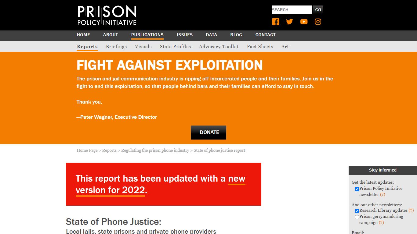 State of Phone Justice | Prison Policy Initiative